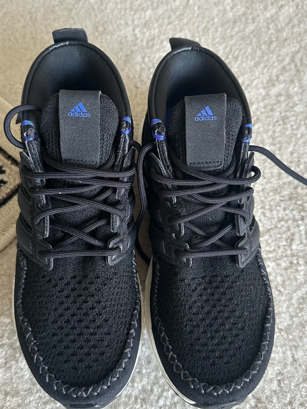 adidas Black and White Men's Running Shoes